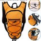 Lightweight Hydration Backpack 2L Water Bladder Pack for Running, Cycling, Hiking – Anti-Theft Water Backpack with Phone Holder, Trekking Pole Holder & Reflective Strips for Men & Women