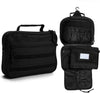 Travel Toiletry Bag for Men and Women, Hanging Travel Toiletries Organizer Dopp Kit, Toiletry Shaving Hygiene Bag, Durable Bathroom Essentials Men's Toiletry Bag for Short Trips & Camping - Black - Roamly