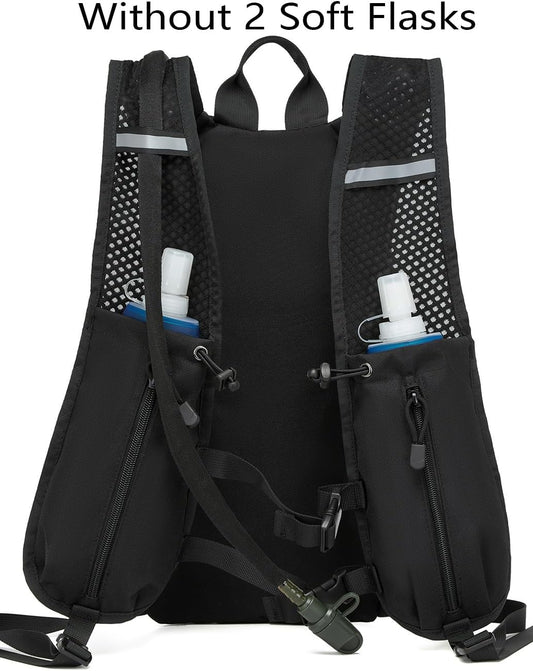 ATBP Running Hydration Vest Pack Thermal Insulation 3L TPU Water Bladder Tactical Backpack Bag for Cycling Hiking Daypack Men & Women
