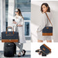 Weekender Bag for Women, Travel Duffel Bag Carry On Overnight Bag with Shoe Compartment Large Nylon Travel Weekend Tote Bag - Roamly
