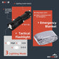 VEITORLD Gifts for Men Dad Him Christmas - Survival Gear and Equipment 12 in 1, Survival Kits - Cool Unique Fishing Hunting Birthday Gifts for Husband Teen Boy Boyfriend Women, Mens Stocking Stuffers