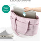 BAGSMART Tote Bag for Women, Lightweight Puffy Tote Bag with Compartments Shoulder Bag Handbag for Travel, Work, Gym,