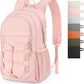 ZOMFELT Hiking Backpack for Women Men, 15L Lightweight Packable Backpack for Trip, Water Resistant Small Travel Backpacks, Foldable daypack for Hiking, Walking, Cycling, Camping, Pink - Roamly