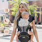 MOMTORY Carryall™ Pro Baby Carrier, Safety-Certified 6-in-1 Ultra Storage Baby Carrier Newborn to Toddler, Front & Back Baby Holder Carrier with Hip Seat, Pure Black