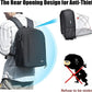 Cwatcun Camera Backpack with USB,Rain Cover,fit 15.6" Laptop,Anti-Theft Rear Open Camera Bag,Waterproof Camera Case with Tripod Straps for Canon Nikon Sony DSLR SLR Photography Bag Unisex(III-L-Black)