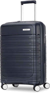 Samsonite Elevation Plus - Carry-On Hardside Luggage with QuickEntry™ Front Compartment - Scratch Resistant Polypropylene Shell, AirTag Holder, TSA Lock, Airline Approved - Midnight Blue