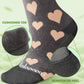 Bamboo Viscose Compression Socks for Women Men 2 Pairs 15-20mmHg Knee High Compression Socks Travel Nurse