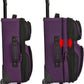 U.S. Traveler Lightweight Rolling 20" Carry On Luggage Softside Suitcase, Purple, 2 Wheel Single