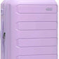 Traveler's Choice Pagosa Hardshell Expandable Luggage with Spinner Wheels, Lavender, 22-Inch Carry-on