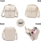 1060 Leather Crossbody Bags for Women Anti-Theft Vegan Purse with Card Slots, Travel Shoulder Bag, Waterproof Crossbody Purse