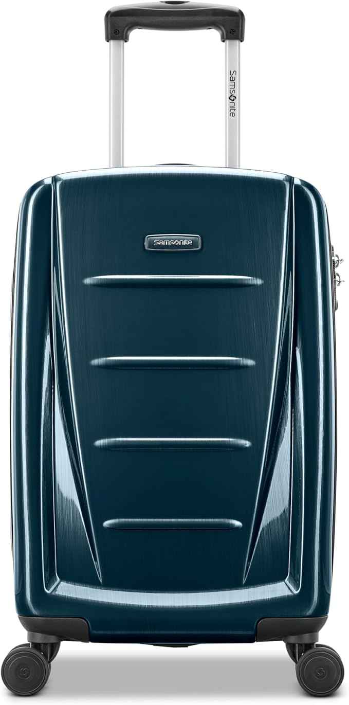 Samsonite Winfield 2 Hardside Expandable Luggage with Spinner Wheels, Teal, Carry-On 20-Inch