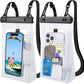 2 Pack Large Waterproof Phone Pouch Floating, Waterproof Phone Case for iPhone 16 15 14 13 Pro Max Galaxy S25 S24 All Devices, IPX8 Double Sealing, Water Proof Bag for Beach Water Park