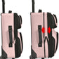 U.S. Traveler Lightweight Rolling 20" Carry On Luggage Softside Suitcase, Pink, 2 Wheel Single