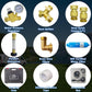 RV Water Pressure Regulator Kit, with Inline Water Filter, Lead-Free Brass Accessories, Leak Repair Kit, and All-in-One Suitcase, Complete Drinking Water Kit for RVs and Campers.