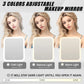 Travel Makeup Bag with Mirror and Light, Cosmetic Artist Organizer Case with LED Mirror, Travel Makeup Case for Cosmetic Brush Holder Storage, Toiletry Case for Women Gift