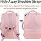 MATEIN 45L Womens Travel Backpack, Extra Large Carryon Backpack Fits Overhead Bin, Cute Weekender Daypack for Travel on Airplane, Traveling Accessories for Women, Pink
