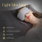 ZIMASILK Adjustable 100% 22 Momme Mulberry Silk Sleep Mask for Sleeping, Filled with Premium Mulberry Silk, Softest & Breathable Eye Sleeping Mask (Light Grey)