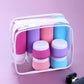Travel Bottles for Toiletries 8 Pack, Tsa Approved Travel Size Toiletries 3 oz, Travel Containers for Toiletries, with Clear Bag, Leak Proof Silicone Squeezable Travel Essentials Creams Jars