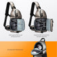 K&F Concept Camera Sling Bag Crossbody Bag Camera Shoulder Backpack DSLR/SLR/Mirrorless Photography Bags Compatible with Canon/Nikon/Sony/Fuji/Gopro/DJI