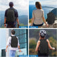 ZOMFELT Hiking Backpack for Women Men, 20L Lightweight Packable Backpack for Trip, Water Resistant Small Travel Backpacks, Foldable daypack for Hiking, Walking, Cycling, Camping, Black - Roamly