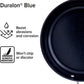 Nuwave 3-Piece Fry Pan Set, 8”, 10”, 12” Forged Lightweight, G10 Healthy Duralon Blue Ceramic Ultra Non-Stick, Induction-Ready & Works on All Cooktops, Ergonomic Stay-Cool Handles