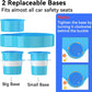[2 Packs Blue & Pink] Kids Car Seat Tray, Travel Tray with Cup Holder for Toddler Baby, Kids Car Seat Food Snack Organizer for Road Trip, Stroller snack Organizer Travel Must Haves Toddler Must Haves