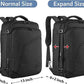 MATEIN Carry on Backpack, Extra Large Travel Backpack Expandable Airplane Approved Weekender Bag for Men and Women, Water Resistant Lightweight Daypack for Flight 40L, Black