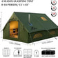 Inflatable Camping Tents 8-10 Person,129 Square Feets Large Inflatable Camping Tent with Stove Jack,Blow up Tent with Mesh Windows & Pump