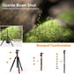 GEEKOTO Compact Aluminum Camera Tripod with 360° Ball Head, 77-Inch Professional Stand with 1/4" Quick Release Plate for DSLR, Video Conferencing, Travel and Work