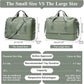 Travel Duffel Bag for Women, Carry-on Overnight Weekender Bags with Wet Pocket, For Spirit Airlines 18x14x8 Personal Item Bag,Small,Olive Green
