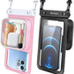 Niveaya [Floatable Floating Waterproof Phone Pouch 2 Pack-Up to 8.5", Large Space Adjustable Neck Lanyard Waterproof Phone Case, Phone Dry Bags for Vacation Beach Pool Kayak Cruise Travel Essentials