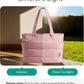 BAGSMART Tote Bag for Women, Lightweight Puffy Tote Bag with Compartments Shoulder Bag Handbag for Travel, Work, Gym,