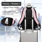 Pink Backpack for School, School BackPack for Teens, Boys and Girls, with 15.6 inch Laptop Bookbag for College High School, Large Computer Back Pack with Compartments for Men & Women