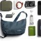 Bellroy Laneway Crescent Bag (everyday 2.5 liter mini crossbody bag with plenty of pockets and adjustable strap)' - BlueSteel