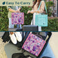 PAVILIA Extra Large Toiletry Bag Travel Bag for Women Men, Hanging Cosmetic Organizer, Water Resistant Makeup Bag for Accessories Toiletries, Travel Essentials Kit (Floral Pink)