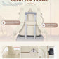 LOVEVOOK Travel Backpack for Women & Men 50L,Airline Approved Carry On Backpack Travel Essential,TSA Carry on Luggage,Waterproof Personal Item Travel Bag,Suitcase with 3 Packing Cube,Beige-Flesh beige