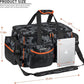 THKFISH Fishing Tackle Bag for 3600/3700 Tackle Box, Waterproof Soft Bottom Large Tackle Box Bag Saltwater & Freshwater Fishing Bags