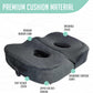 Foldable Sit Bone Seat Cushion - for Sit Bone Pain, Hip, Butt, Ischial Tuberosity, Hamstrings, and Sciatica Pain Relief - for Home, Office, and Driving…