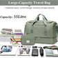 Extra Large Travel Duffle Bag,Carry on Overnight Weekend with with Shoes Compartment & Toiletry Bag,Weekender Bags for Women for Travel Business Trips Sport Hospital