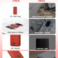 Portable Power Bank, 20000mAh 22.5W USB C Fast Charging Power Bank with Built-in Cable & Wall Plug, External Battery Pack with LED Display, Travel Essential Phone Charger for iPhone, iPad, Samsung Red