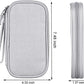 Electronic Organizer Small Travel Cable Organizer Bag, Digital Gadget Organizer Case, Waterproof Travel Gear Storage Carrying Sleeve Pouch for Cable, USB, Earphones, Portable Hard Drives, Power Banks