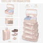 Veken 10 Set Packing Cubes for Travel, Beach Vacation Essentials Accessories for Cruise Ship, Suitcase Organizer Bags for Luggage with Hanging Toiletry & Shoe Bag, Birthday Gifts for Women Mom Her - Roamly