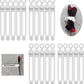 [20Park]UMUST Silicone Cable Ties, Reusable Cable Management Organizer,Cable Straps,Cord Ties,Multipurpose Elastic Cord Organizer for Bundling and Fastening Cable Cords Wires(white)
