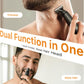 [2025 Upgraded] Body & Nose Hair Trimmer Kit, [All-in-One] Travel Beard Electric Shaver for Men, USB-C Fast Charging, Rechargeable Painless Razor Cordless Waterproof Wet/Dry, Black(Solo)