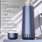 Travel Kettle, Dual Voltage Portable Electric Kettle 110V-220V-240V Smart Small Water Boiler 370ML for Tea & Coffee, 316 Stainless Steel, 6 Temperature Control and LCD Display, for Global Use