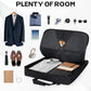 Garment Bags for travel,Hanging clothes Bag for Men Women,Suit Bags with Shoulder Strap,Wedding dress/shirt carry on luggage with fence hook,Wrinkle Free foldable duffle bag,Waterproof luux travel bag