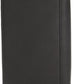 Leatherology RFID Black Onyx Travel Zip Organizer Wallet, Passport Holder, RFID Available, Full Grain Leather