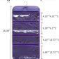 Foldable Clear Hanging Travel Toiletry Bag Cosmetic Organiser Storage