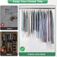 10 Pack Translucent Garment Bags for Hanging Clothes - Frosted Clothes Storage Bags for Suits, Shirts, Dresses, Closet Storage, Travel - 24" x 40"/47"/55"