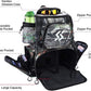 Sougayilang Fishing Tackle Backpack Waterproof Tackle Bag Storage with 4 Trays Tackle Box